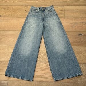 JCrew high rise wide leg jeans